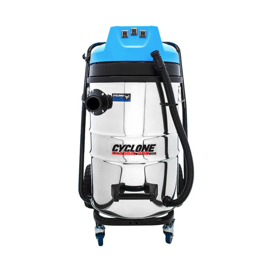 20 Gallon Classic Cyclone Gutter Wet & Dry Vacuum 240v, 3600W, 3 x Motors