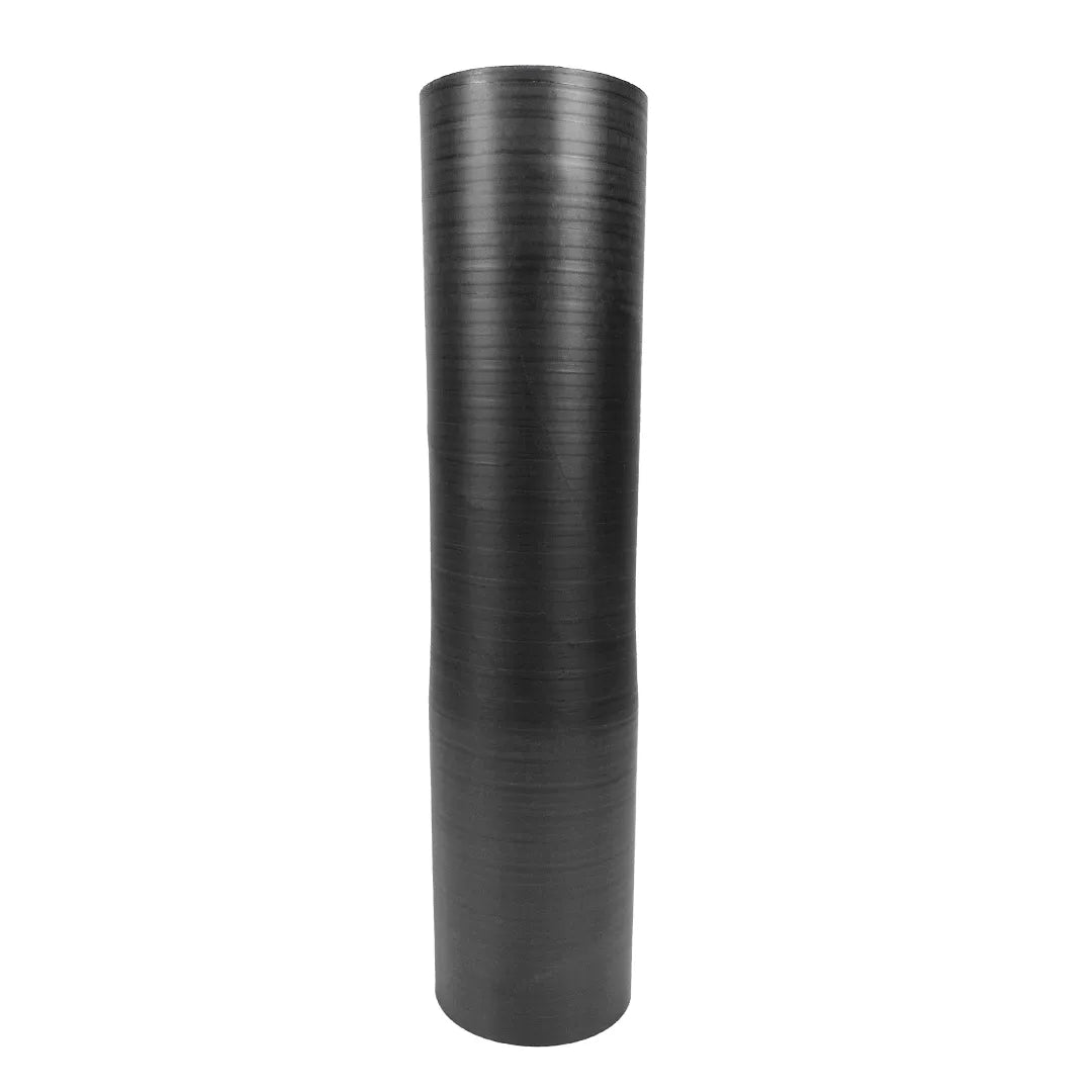 Black silicone nozzle connector adaptor for carbon clamping pole shown standing upright