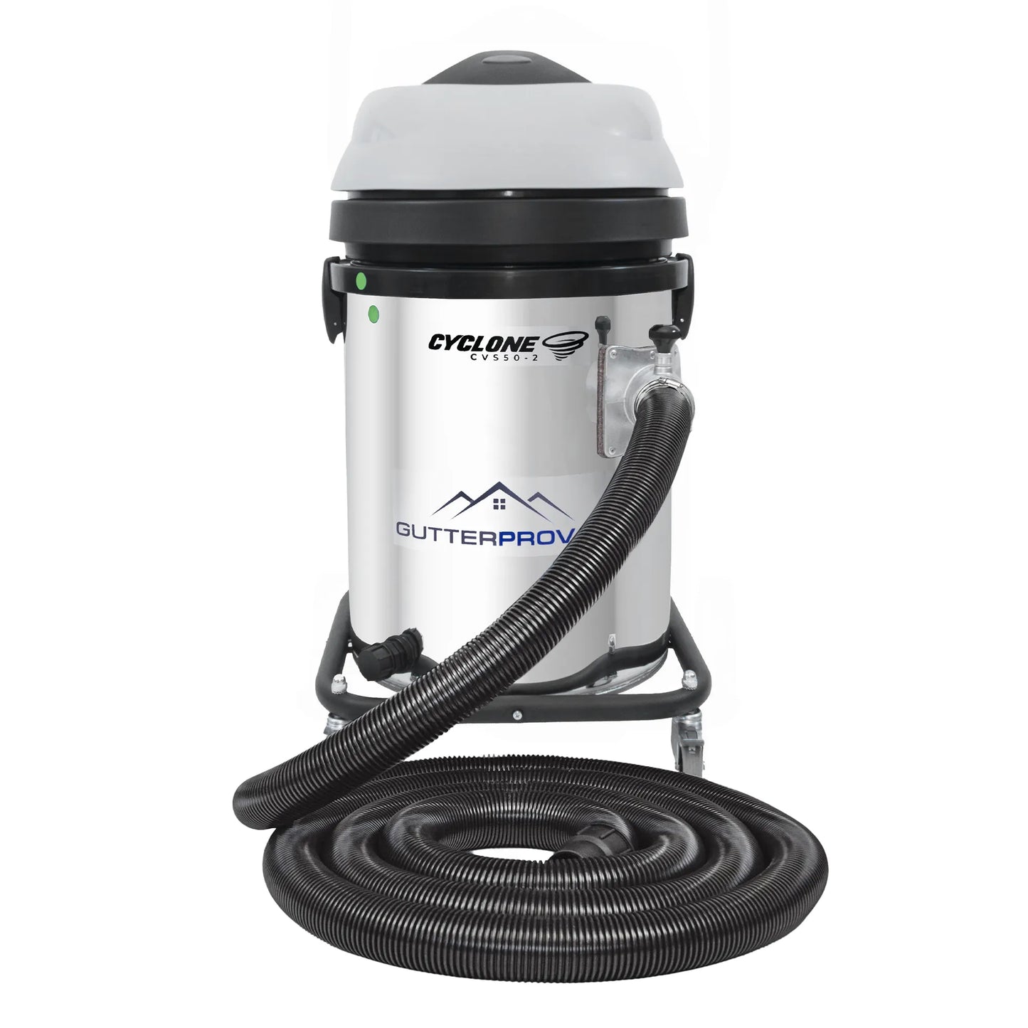 Cyclone 13 Gallon 2200W Dual Motor 120V Stainless Steel Residential Gutter Vacuum