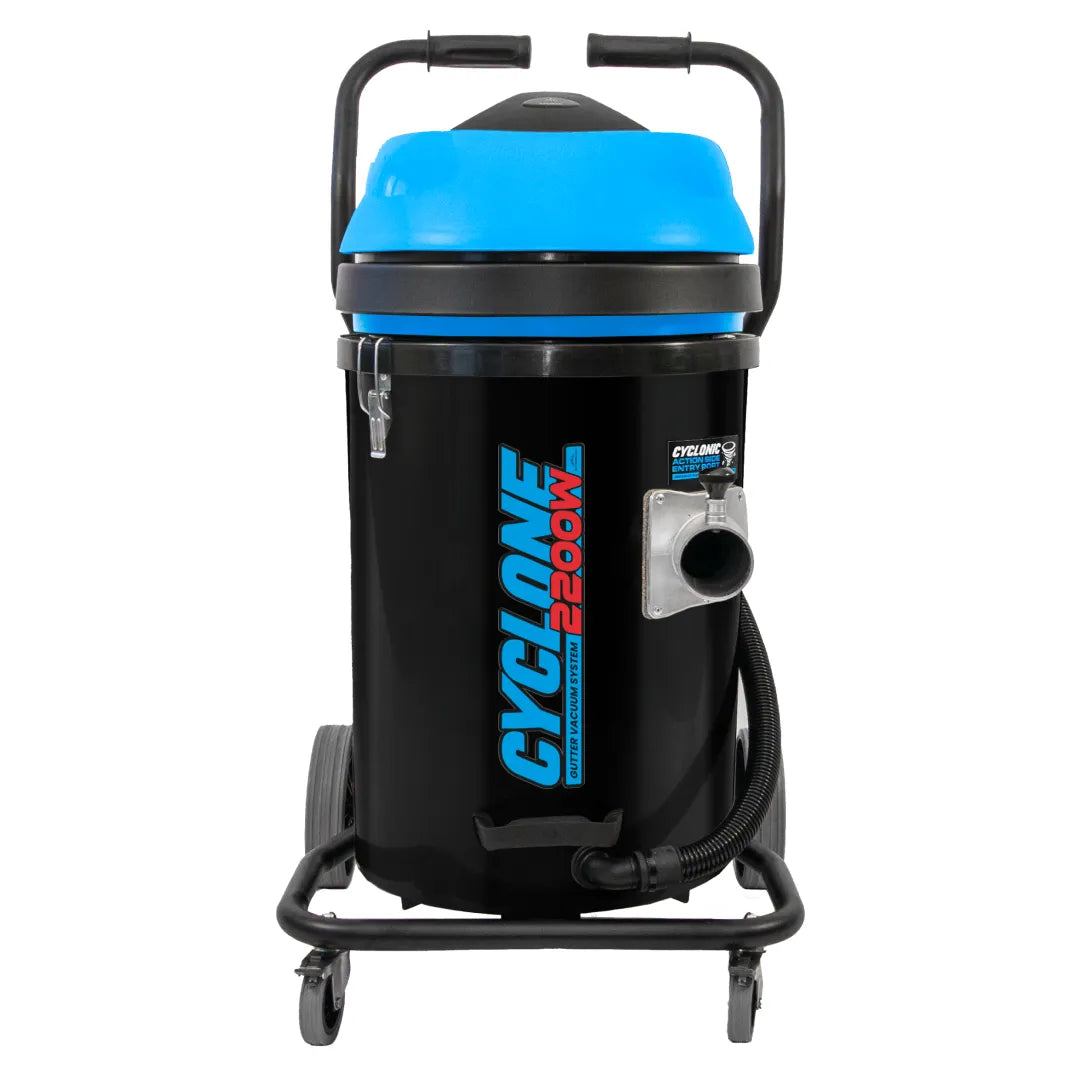 Gallery image 8 for 20 Gallon Cyclone 2200W Residential Polypropylene Gutter Vacuum (Inc. 28ft Carbon Clamping Pole Kit &amp; Bag)