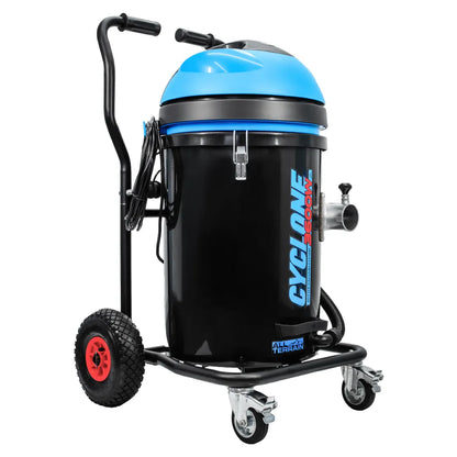 20 Gallon Cyclone II 3600W Polypropylene Gutter Vacuum with 40 Foot Aluminum Poles and Bag