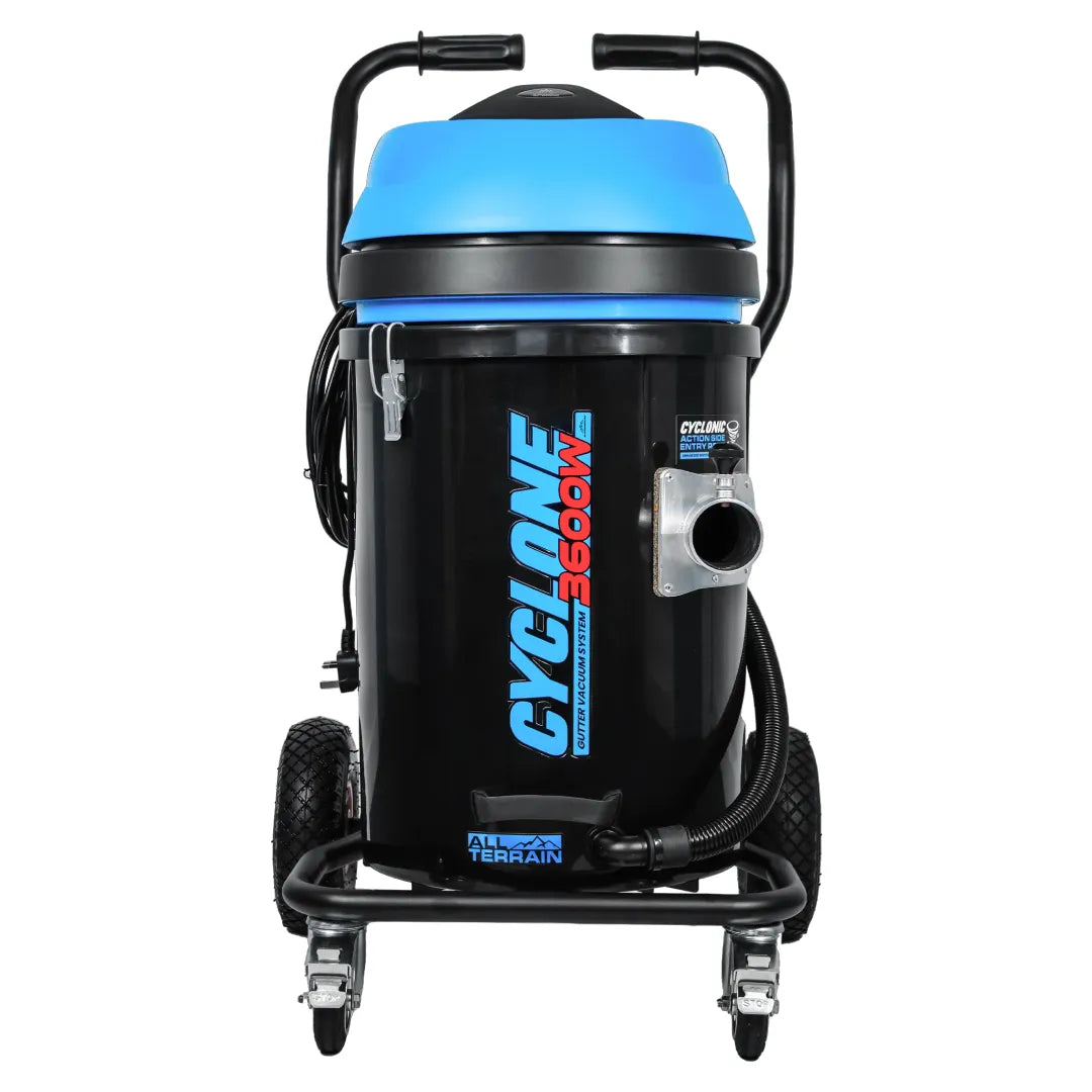 Gallery image 8 for 20 Gallon Cyclone II 3600W Polypropylene Gutter Vacuum System (Inc. 40ft Carbon Clamping Pole Kit &amp; Bag)