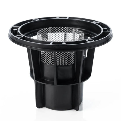 Cyclone 13 gallon gutter vacuum filter cage with the stainless metal gauze mesh inside the basket