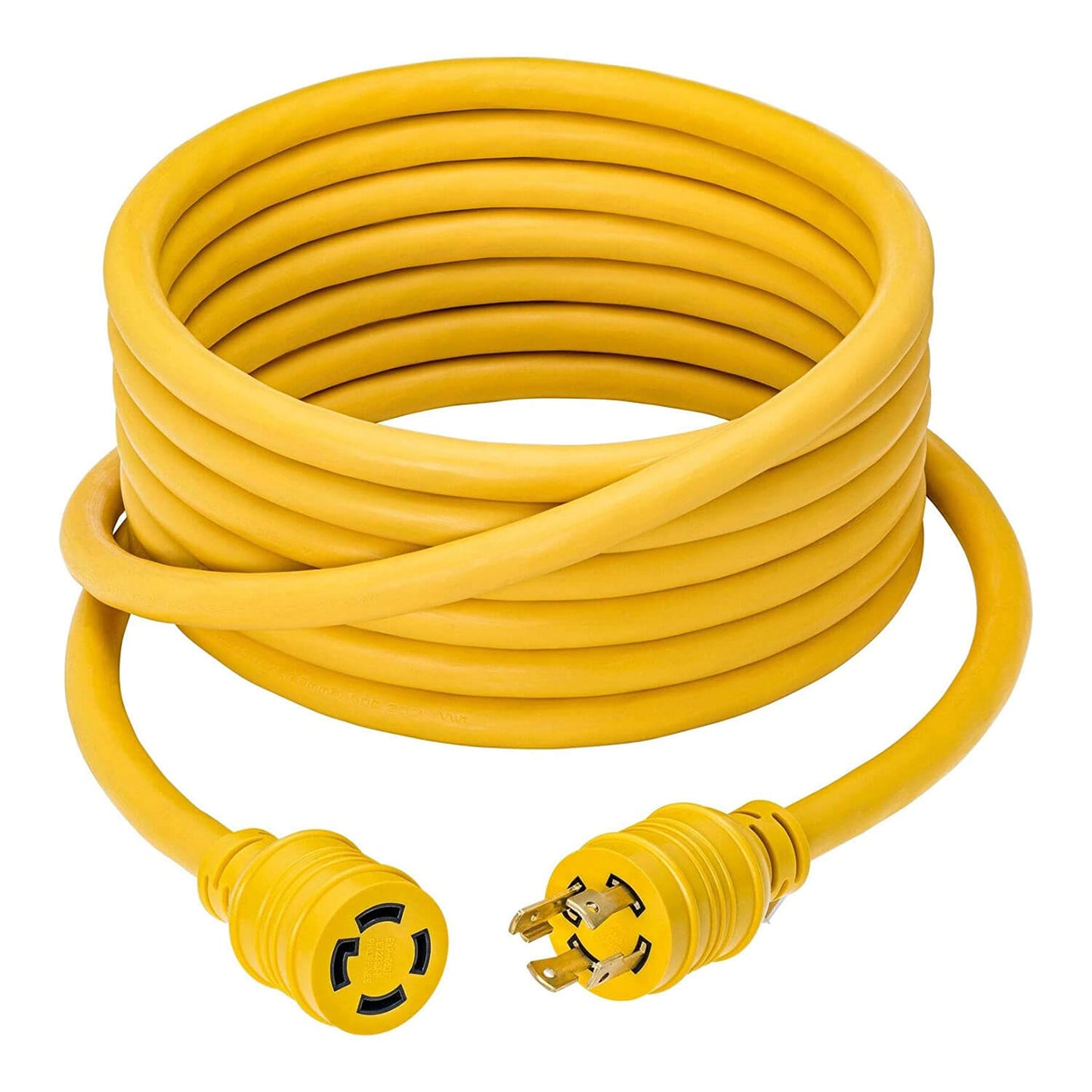 100 Foot NEMA Extension Power Cord with Cable Organizer