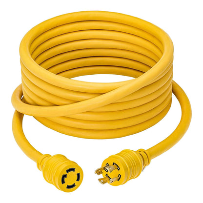 100 Foot NEMA Extension Power Cord with Cable Organizer