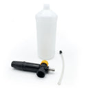 Adjustable Foam Lance with 24 oz Bottle Car Cleaning for Electric Pressure Washers, threaded lance inlet, loose siphon tube and open bottle