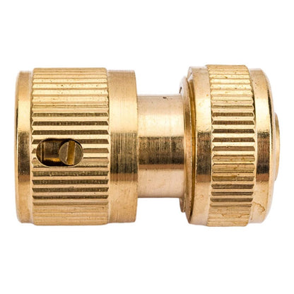 Brass hose coupling for waterfed poles.