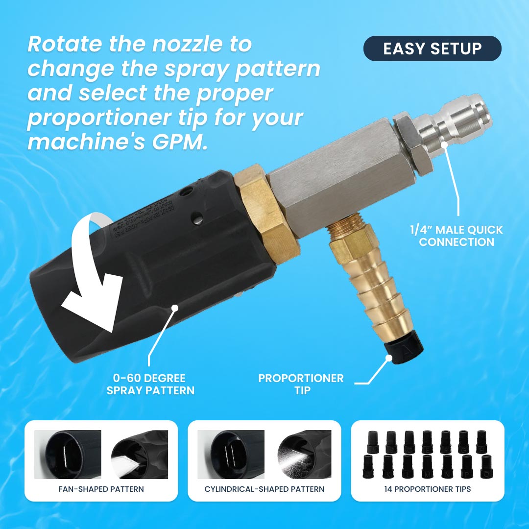 Gallery image 3 for HypoJet Softwash Chemical Injector with M5 Nozzle