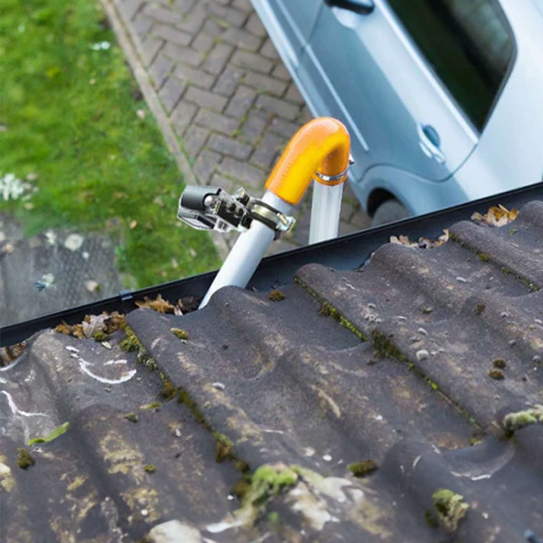 Wireless Gutter Cleaning Inspection Camera & Monitor Holder for High Level Gutter Cleaning