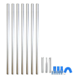 28ft Aluminum Gutter Cleaning Pole Kit