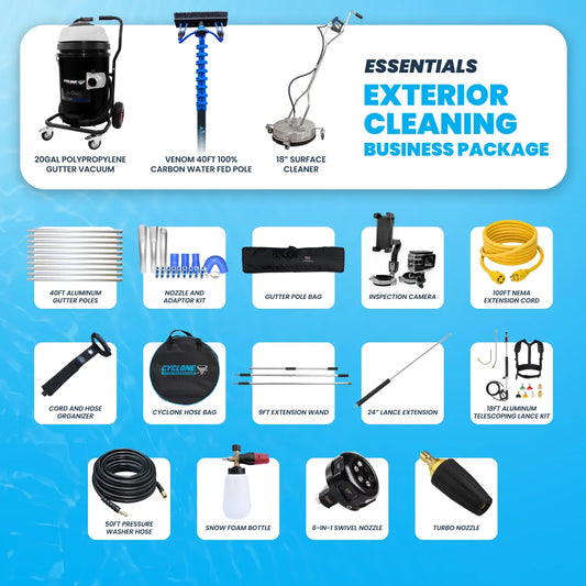 Essentials Commercial Exterior Cleaning Business Start-up Package