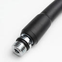 Wiggle Nozzle Drain Cleaning Hose & Trigger Gun Kit, 50 Foot - 3000 PSI, 3/8" Inlet, threaded metal hose fitting with black sleeve and O-ring