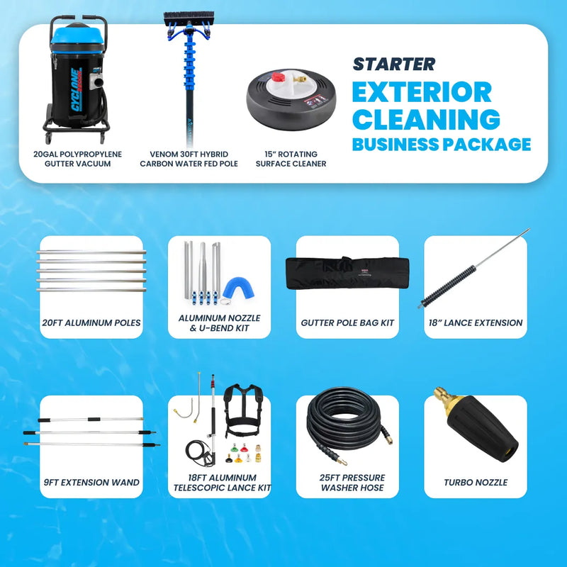 Starter Commercial Exterior Cleaning Business Start-up Package