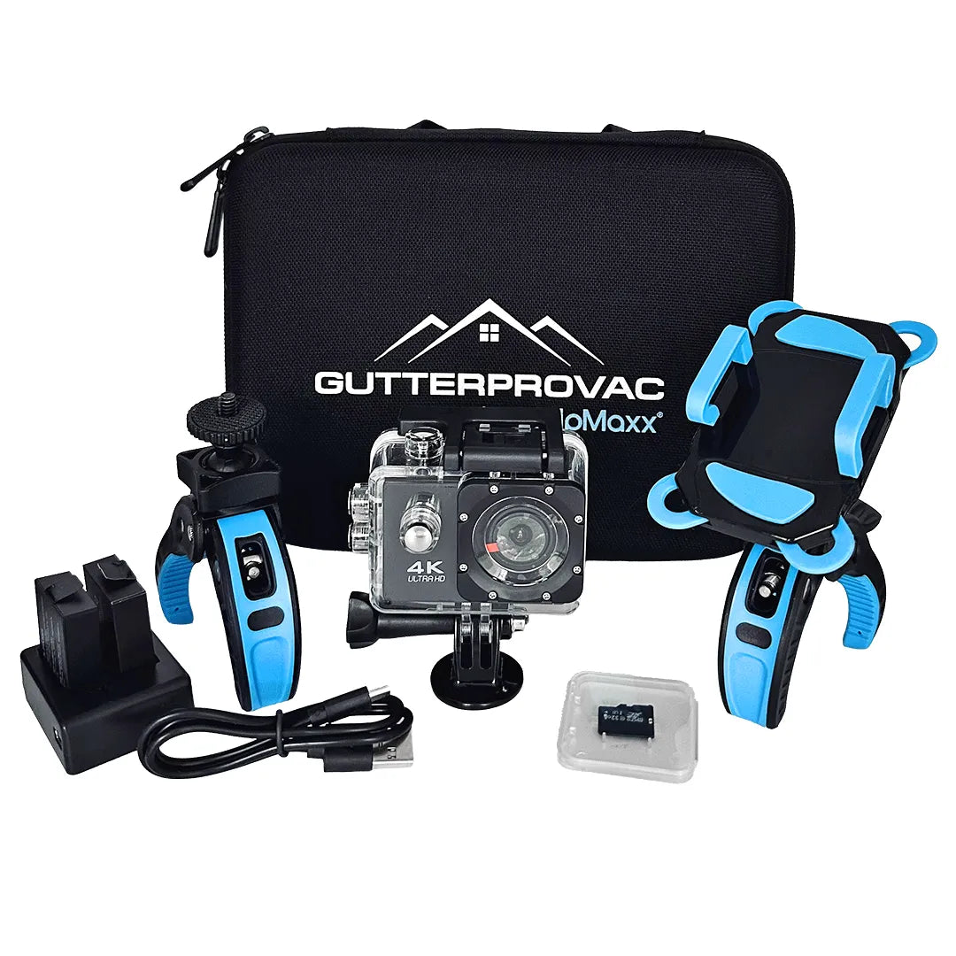 Wireless Gutter Cleaning Inspection Camera & Monitor Holder for High Level Gutter Cleaning