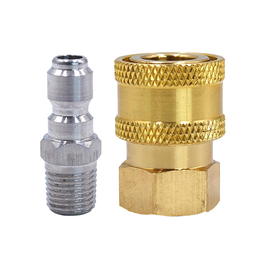 Gallery image 2 for Kit 1/4" Male to Female Quick Connector
