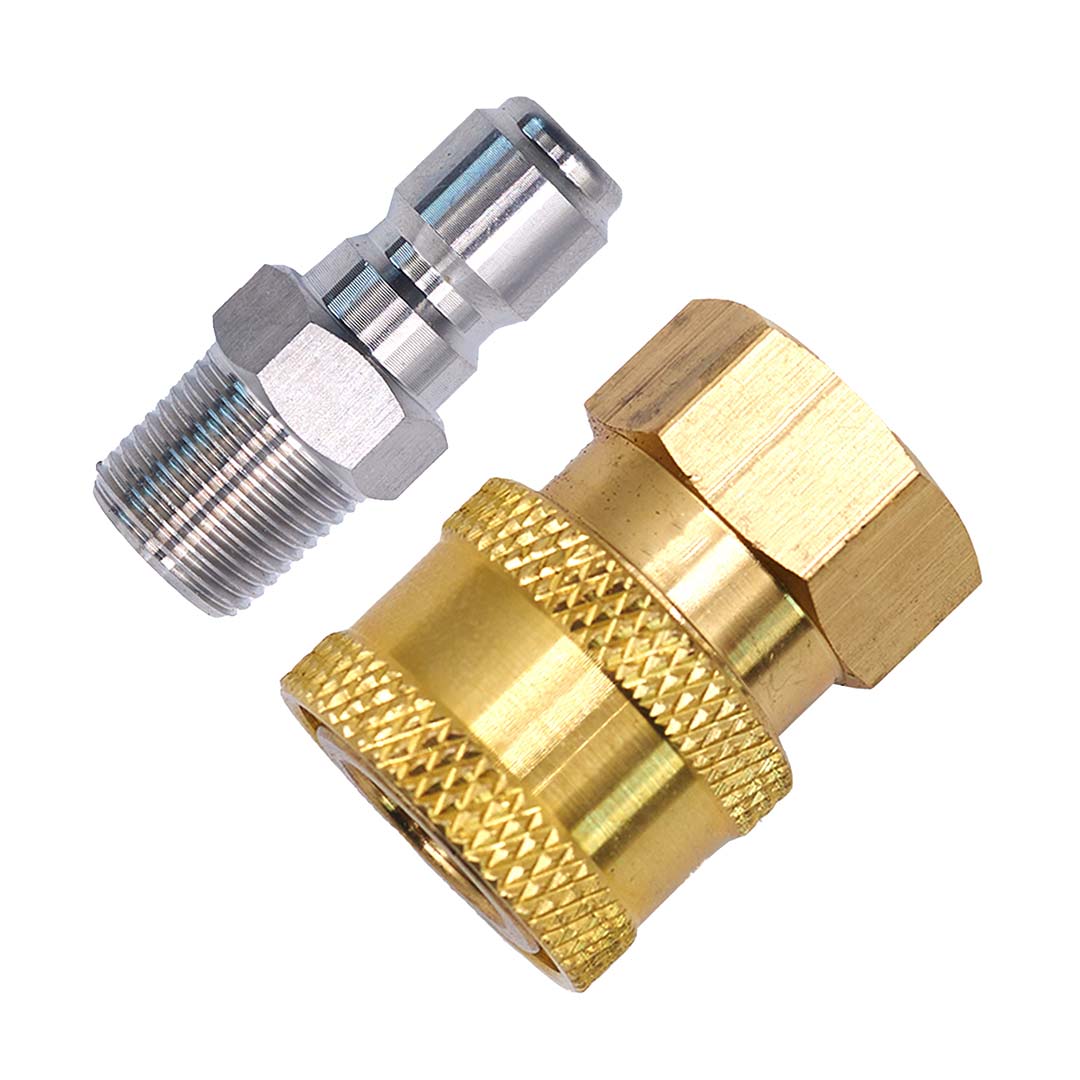 Gallery image 1 for Kit 1/4" Male to Female Quick Connector