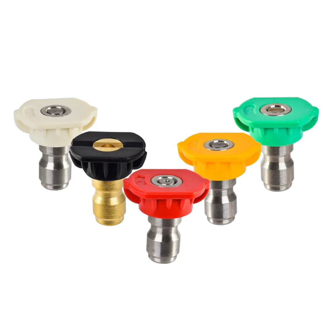 Gallery image 7 for Pro-Grade 5 Piece 1/4" Quick-Connect Pressure Washer Nozzle Kit