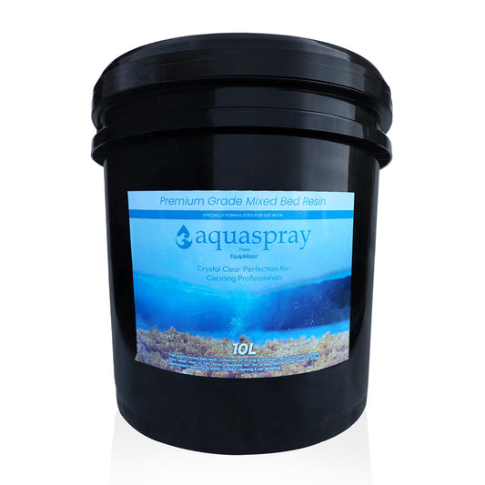 Main product image of the 10 liter Aquaspray premium grade mixed bed risen.