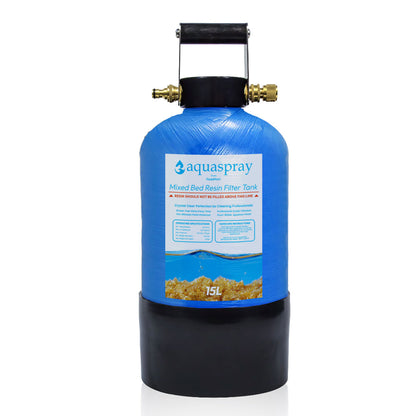 Main product image of the 15 liter Deionizing Resin Tank.