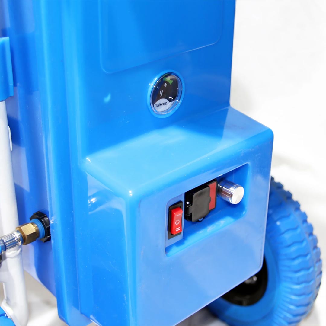 AquaSpray 12 Gallon Pro 45 Rolling Water Tank & Pump for Window and Solar Panel Cleaning, Rechargeable 12v battery