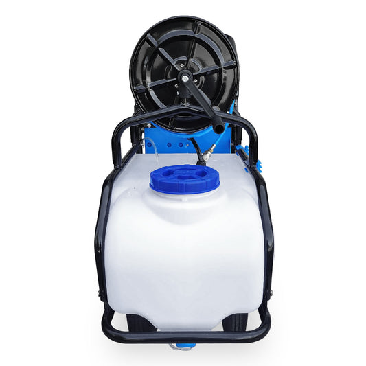 AquaSpray Pro60 16 Gallon Rolling Water Tank, 3 Gallon Resin Tank and Venom Water Fed Pole for Window and Solar Panel Cleaning