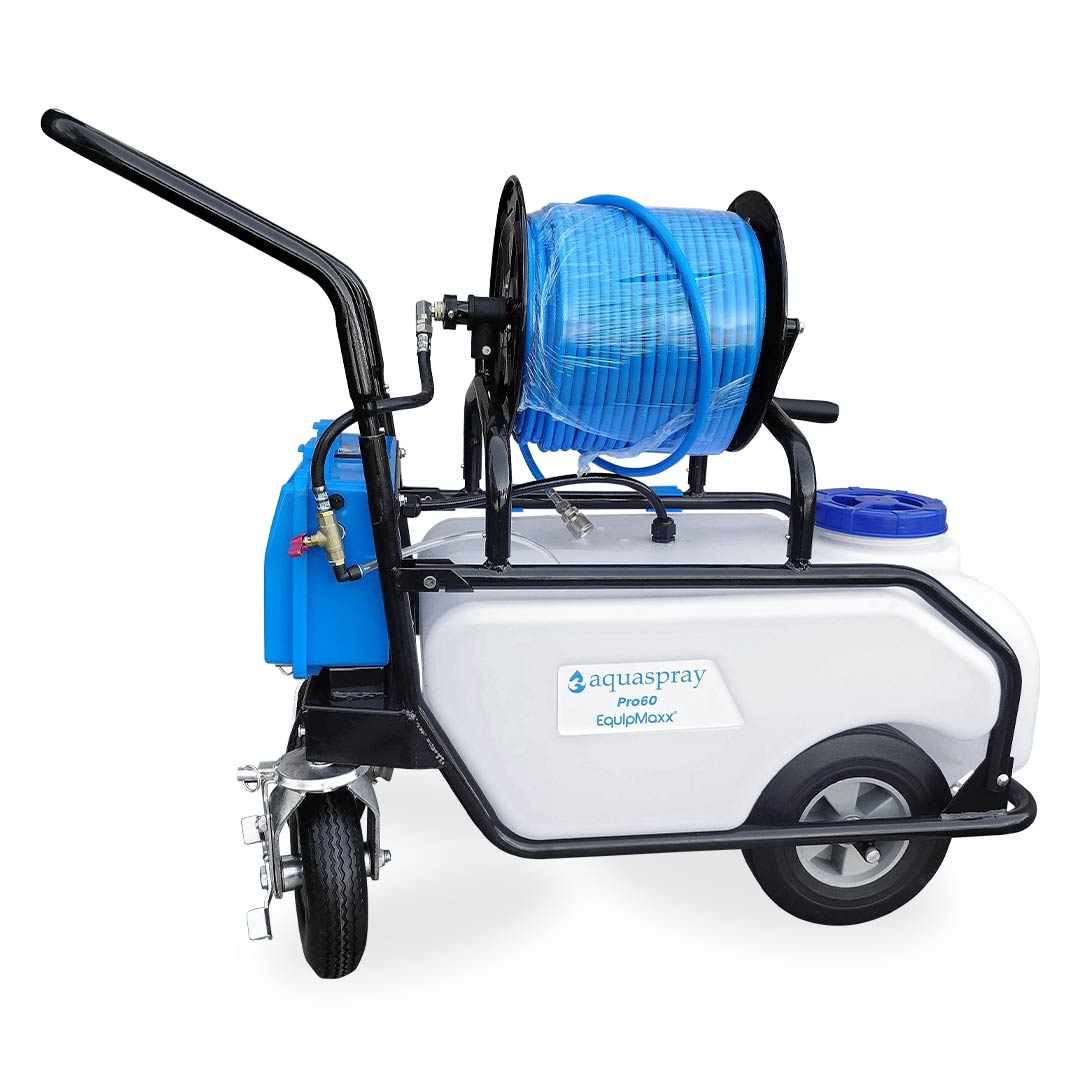 Gallery image 3 for AquaSpray Pro 60 Rolling Water Pumping Tank – 16 Gallon, Battery-powered with Rechargeable 12V Battery