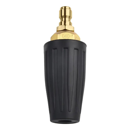 Rotating Turbo Nozzle for Pressure Washers – 1/4" Quick Connect, Ceramic Head, Circular High-Pressure Spray