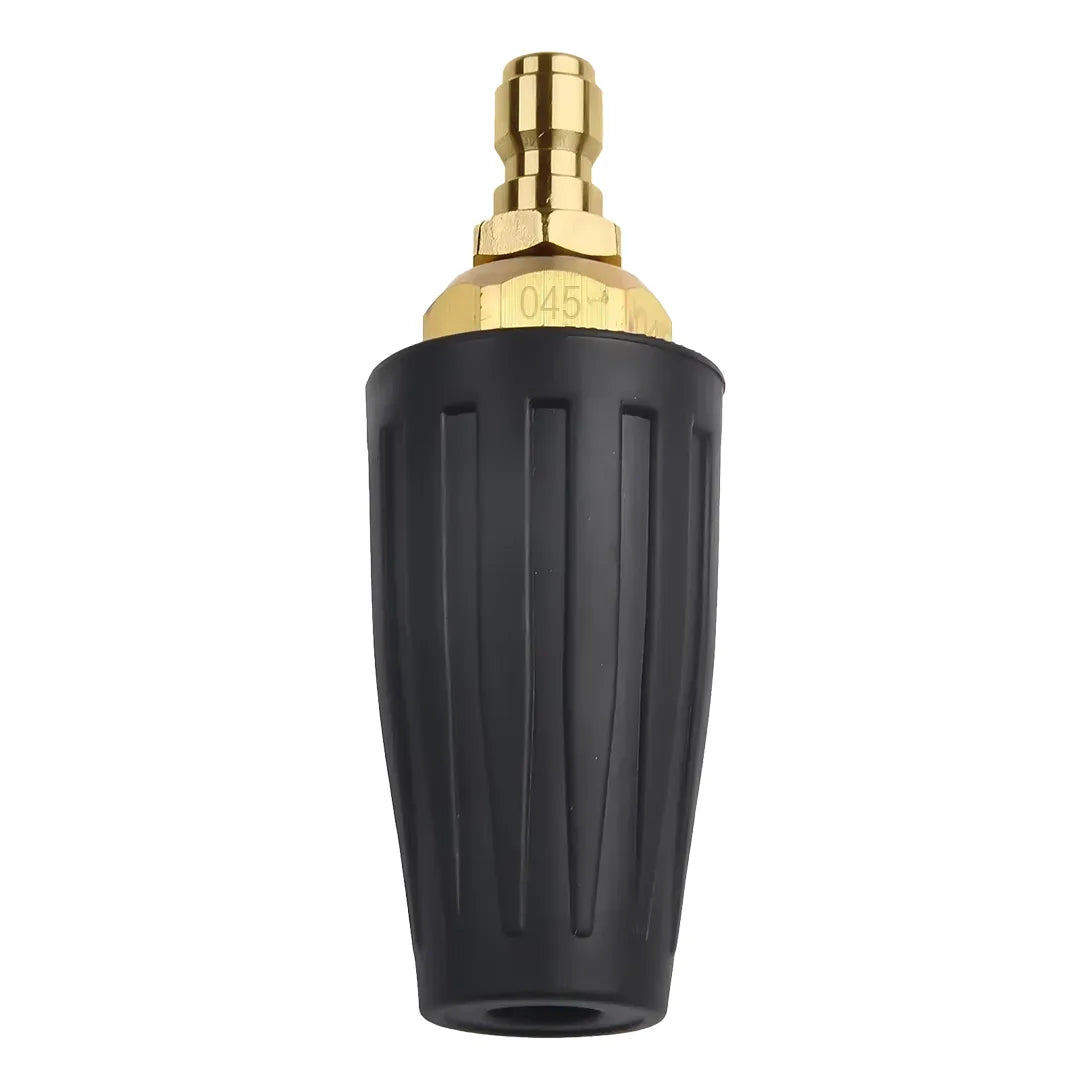 Rotating Turbo Nozzle for Pressure Washers – 1/4" Quick Connect, Ceramic Head, Circular High-Pressure Spray