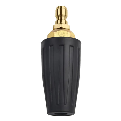 Rotating Turbo Nozzle for Pressure Washers – 1/4" Quick Connect, Ceramic Head, Circular High-Pressure Spray