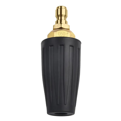 Rotating Turbo Nozzle for Pressure Washers – 1/4" Quick Connect, Ceramic Head, Circular High-Pressure Spray
