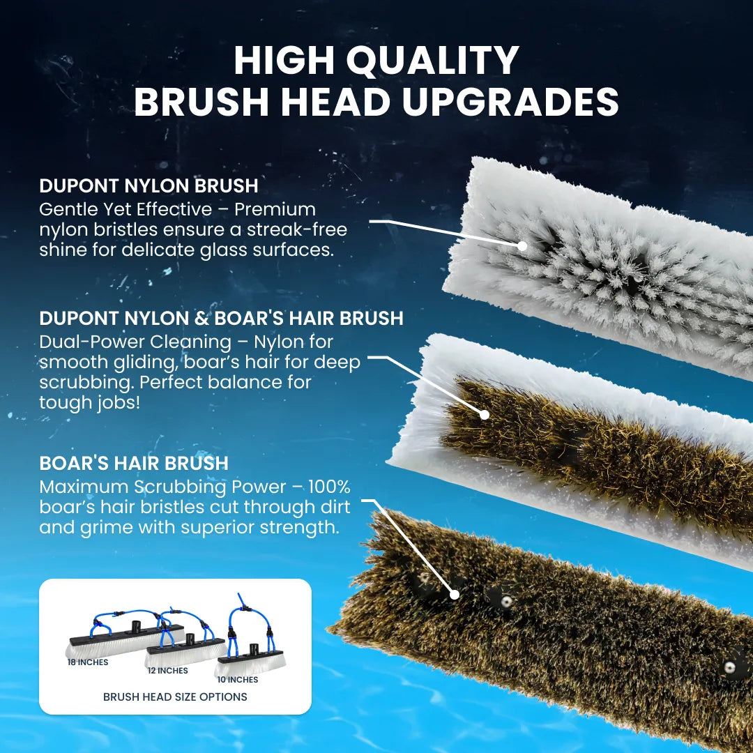 Gallery image 10 for AquaSpray Venom Kevlar-Reinforced High-Mod Carbon Water Fed Pole for High-Reach  Window and Solar Panel Cleaning (30/40/50ft) – 30T High-Modulus Carbon Fiber