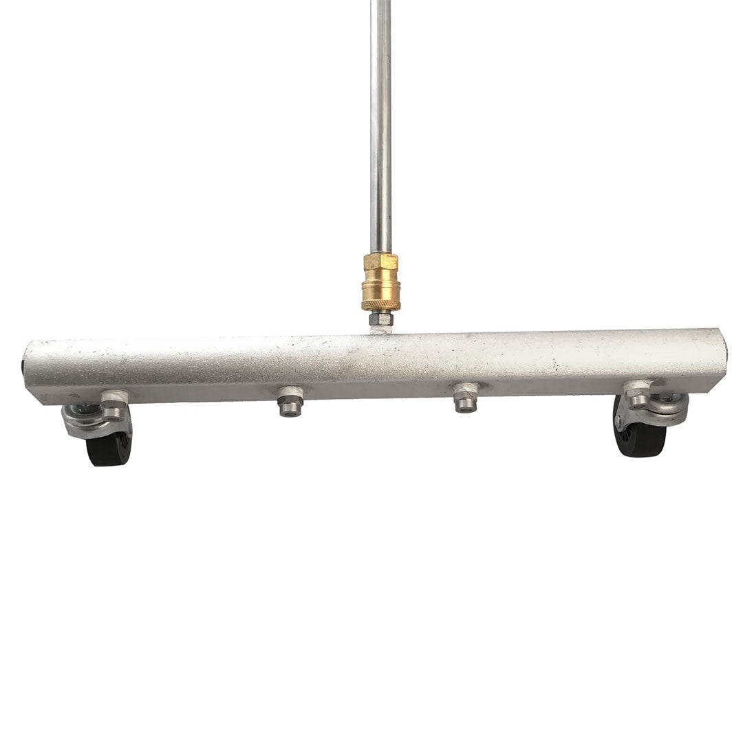 Gallery image 1 for 16 inch Water Broom, 4 Nozzles, 4000 psi Pressure Washer Floor Cleaning Tool