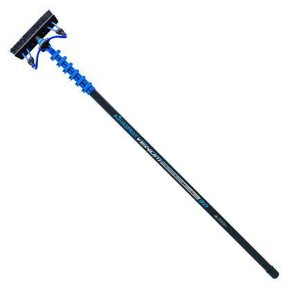 AquaSpray Venom Water Fed Window Cleaning Pole – 100% Premium Carbon Fiber