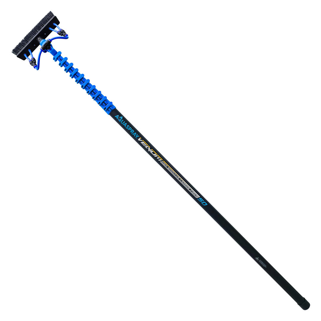 AquaSpray Venom 30T High-Modulus Carbon Fiber Water Fed Window Cleaning Pole