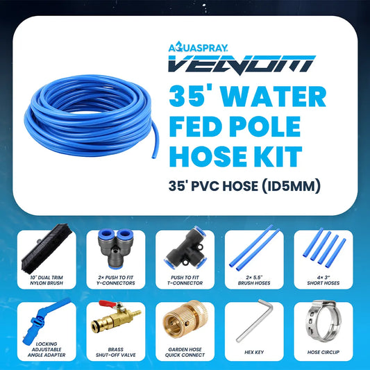 35 Foot Hose Kit for AquaSpray Venom Water Fed Poles