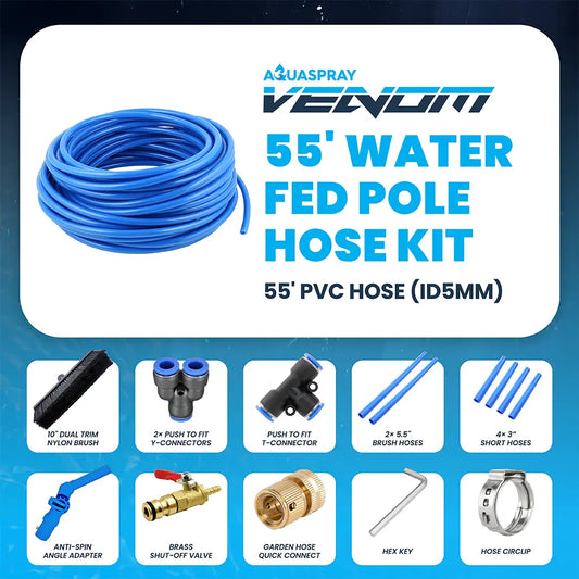 55 Foot Hose Kit for AquaSpray Venom Water Fed Poles