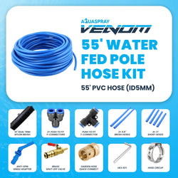 55 Foot Hose Kit for AquaSpray Venom Water Fed Poles