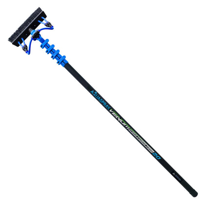 AquaSpray Venom Hybrid Water Fed Window Cleaning Pole – 50% Carbon & 50% Fiberglass