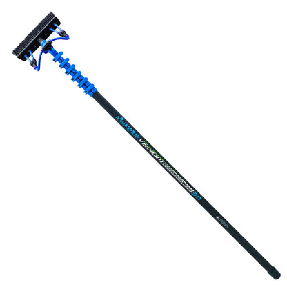 AquaSpray Venom Hybrid Water Fed Window Cleaning Pole – 50% Carbon & 50% Fiberglass