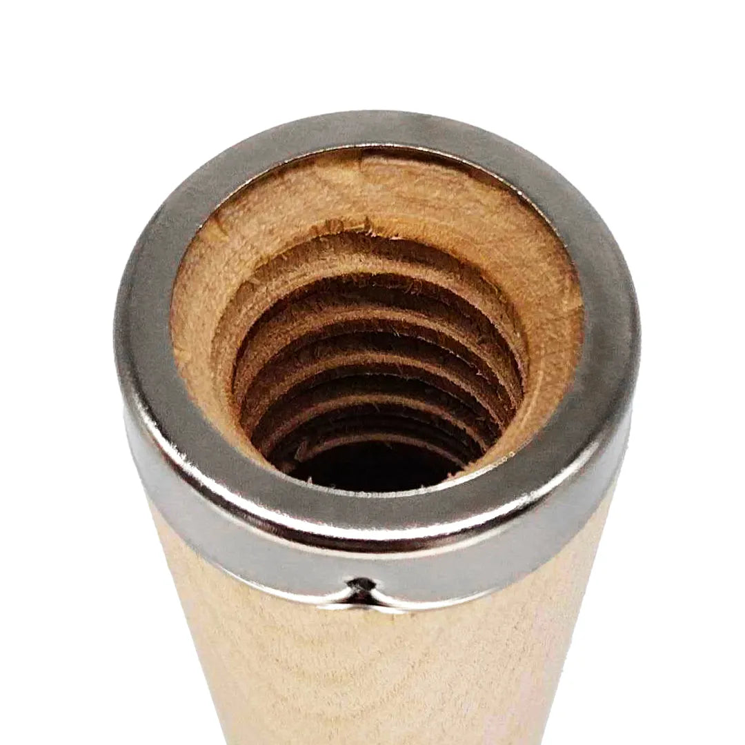 Wood Taper Tip with ACME Thread for Traditional Cleaning Poles