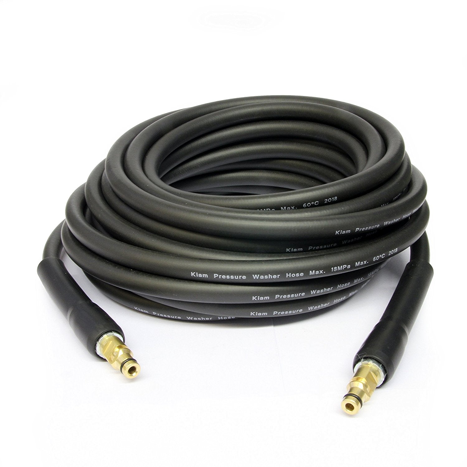 Gallery image 1 for 50 Foot Karcher Replacement Pressure Washer Hose Click to Click (fits Newer Karcher trigger guns)