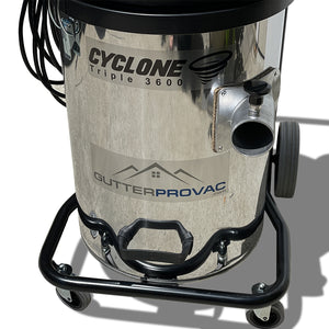 Cyclone Triple 3600W Stainless Steel 240v Gutter Vacuum
