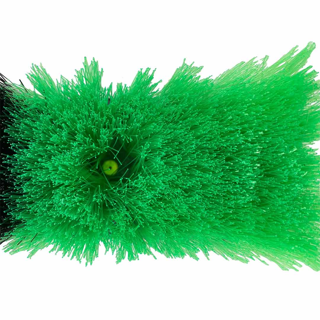 Close-up shot of nylon brush head nozzle.