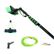 Load image into Gallery viewer, Window and Solar Panel Cleaning System: Rolling 5.2 Gallon Water Tank with Water Fed Pole