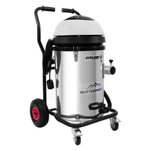 Load image into Gallery viewer, 20 Gallon Cyclone II 3600W Stainless Steel Gutter Vacuum with 40 Foot Aluminum Poles and Bag