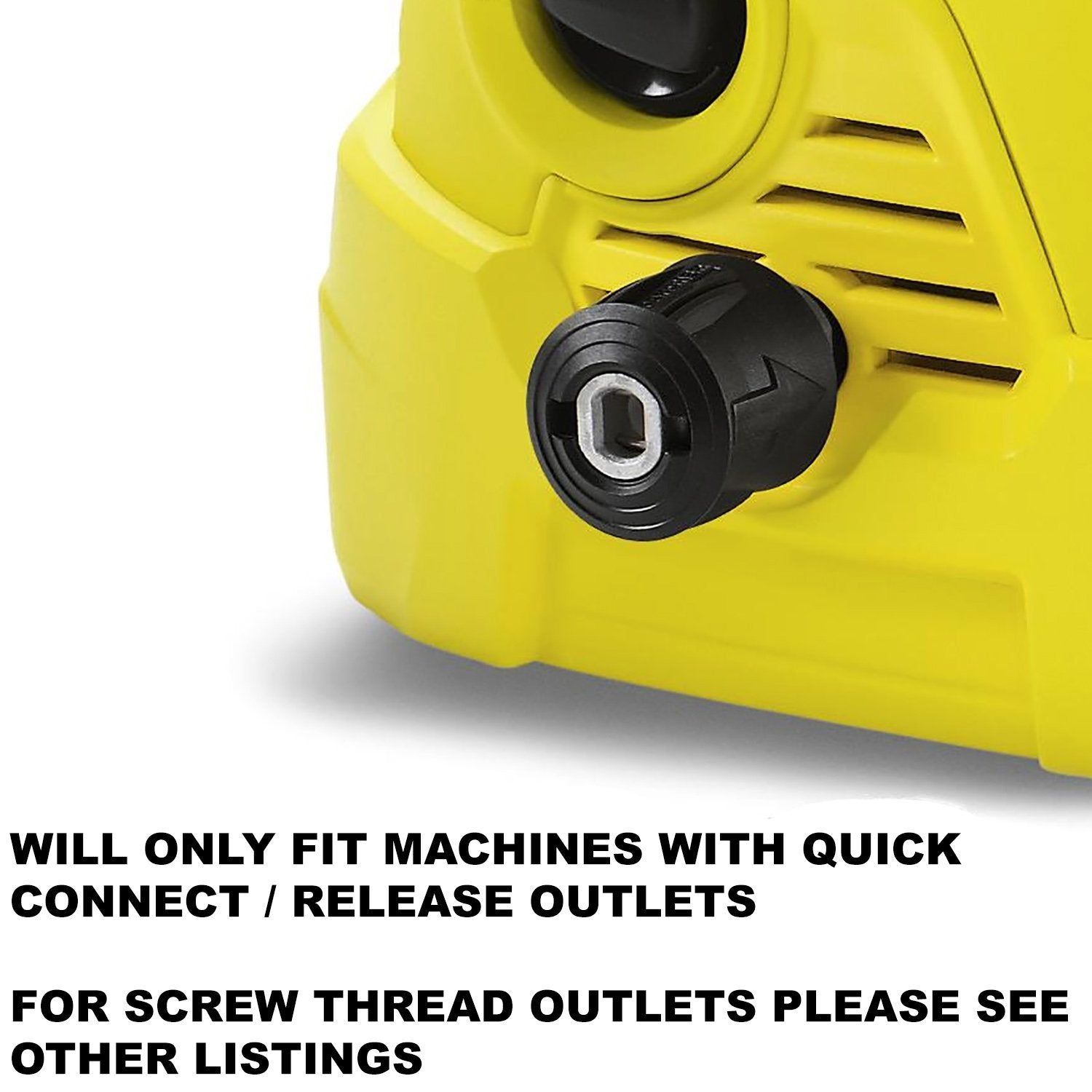 Gallery image 4 for 50 Foot Karcher Replacement Pressure Washer Hose Click to Click (fits Newer Karcher trigger guns)