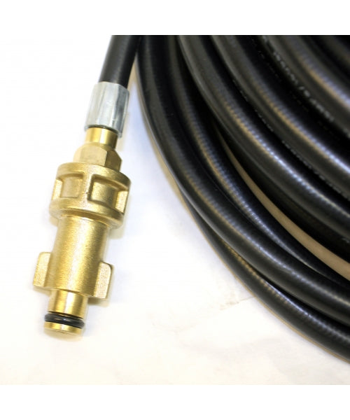 Gallery image 10 for 50 Feet Drain and Sewer Cleaning Pressure Hose, 1/4 inch NPT thread, 2300 psi with Retrojet Jetter Nozzle