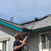 Load image into Gallery viewer, Water Fed Pole (24 Foot Reach) with Inline Filter and TDS Meter - Solar Panel Brush