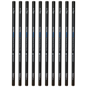 20 Gallon Cyclone II Gutter Vacuum 3600W (Polypropylene) with 40 Foot Carbon Tapered Poles and Bag