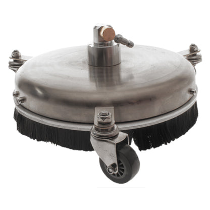 12" Rotary Flat Surface Cleaner, 4000 psi, 6GPM Stainless Steel with 1/4" f Quick-Connector.